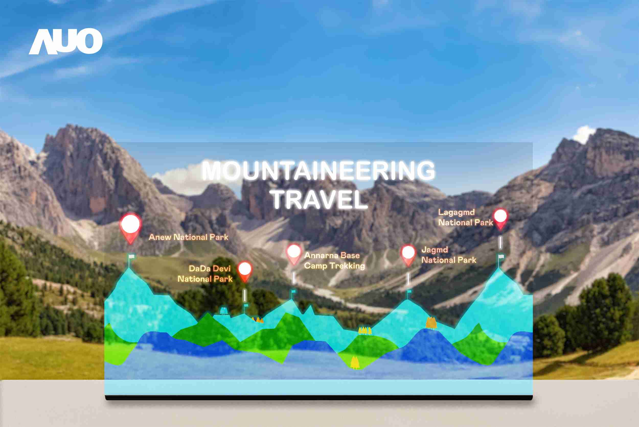 28国际展示全球单片尺寸最大(*)42吋透明Micro LED显示器拼接而成的〝64吋透明Micro LED显示器〞，，，，具备高透明度、、、、1,000 nits高亮度、、、广色域、、、、采用三边无边框的无缝拼接等多重特色，，，呈现超高清、、、、细腻画质而不遮挡后方视觉，，，满足层峰需求，，可广泛运用于零售、、、艺术展览或商业空间等场域